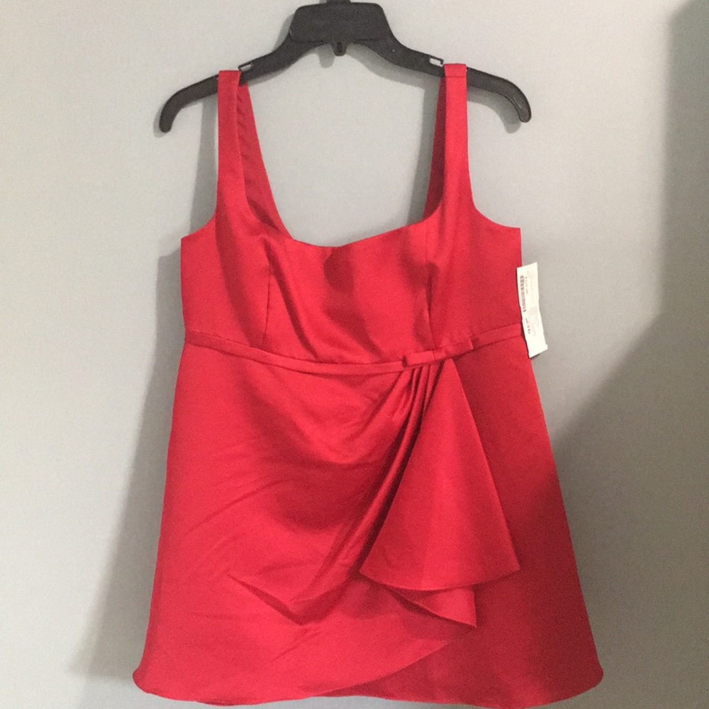 NWT Size 8 Maternity holiday Cranberry top